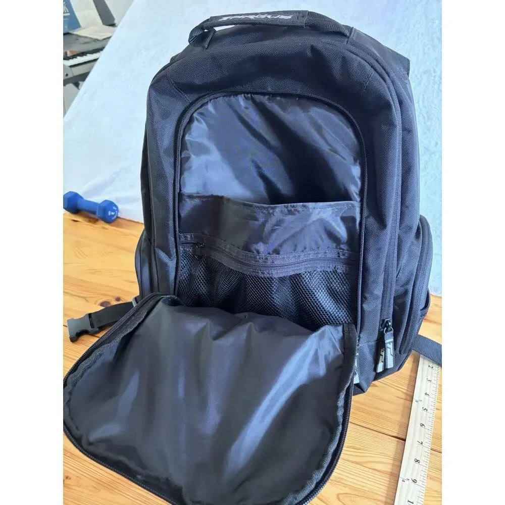 Targus Black Laptop Backpack with 3 Areas & Padded Laptop Section - EUC